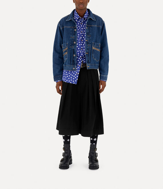 Vivienne Westwood Spray Orb Marlene Jacket in BLUE